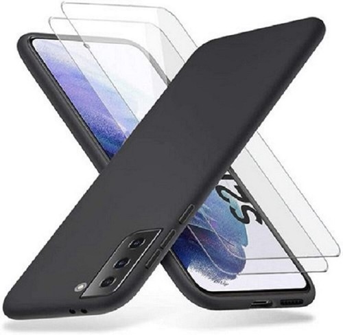 Coque noir verre trempé - verre,